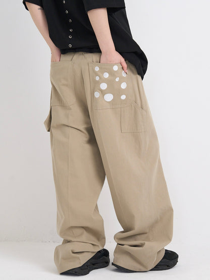 dot pocket pants