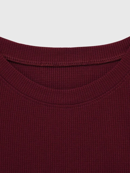 basic waffle line tops