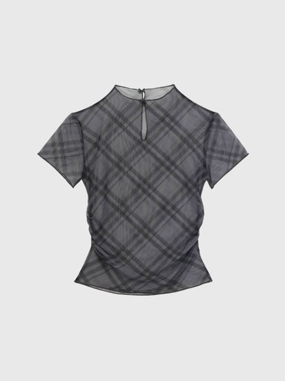 check sheer tops