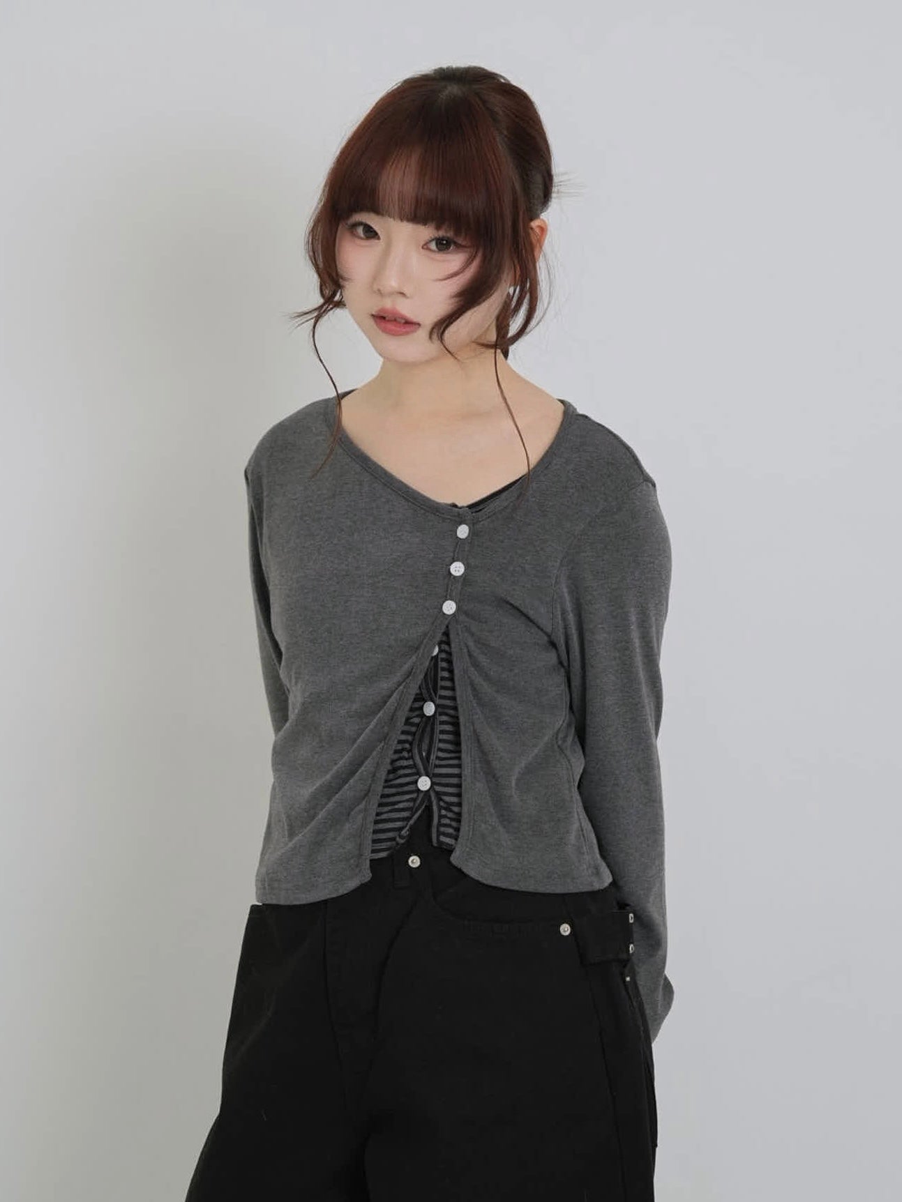 border peek cardigan