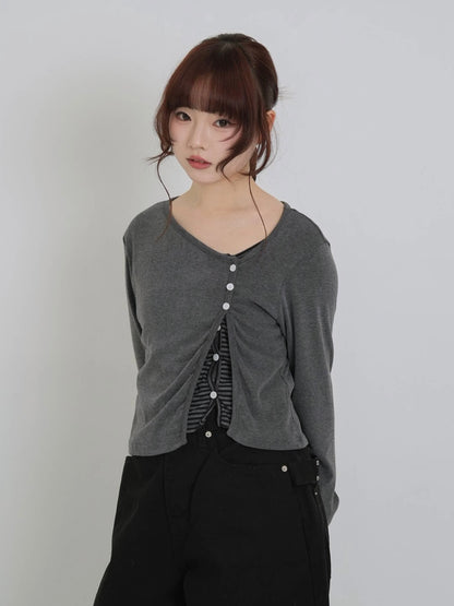 border peek cardigan
