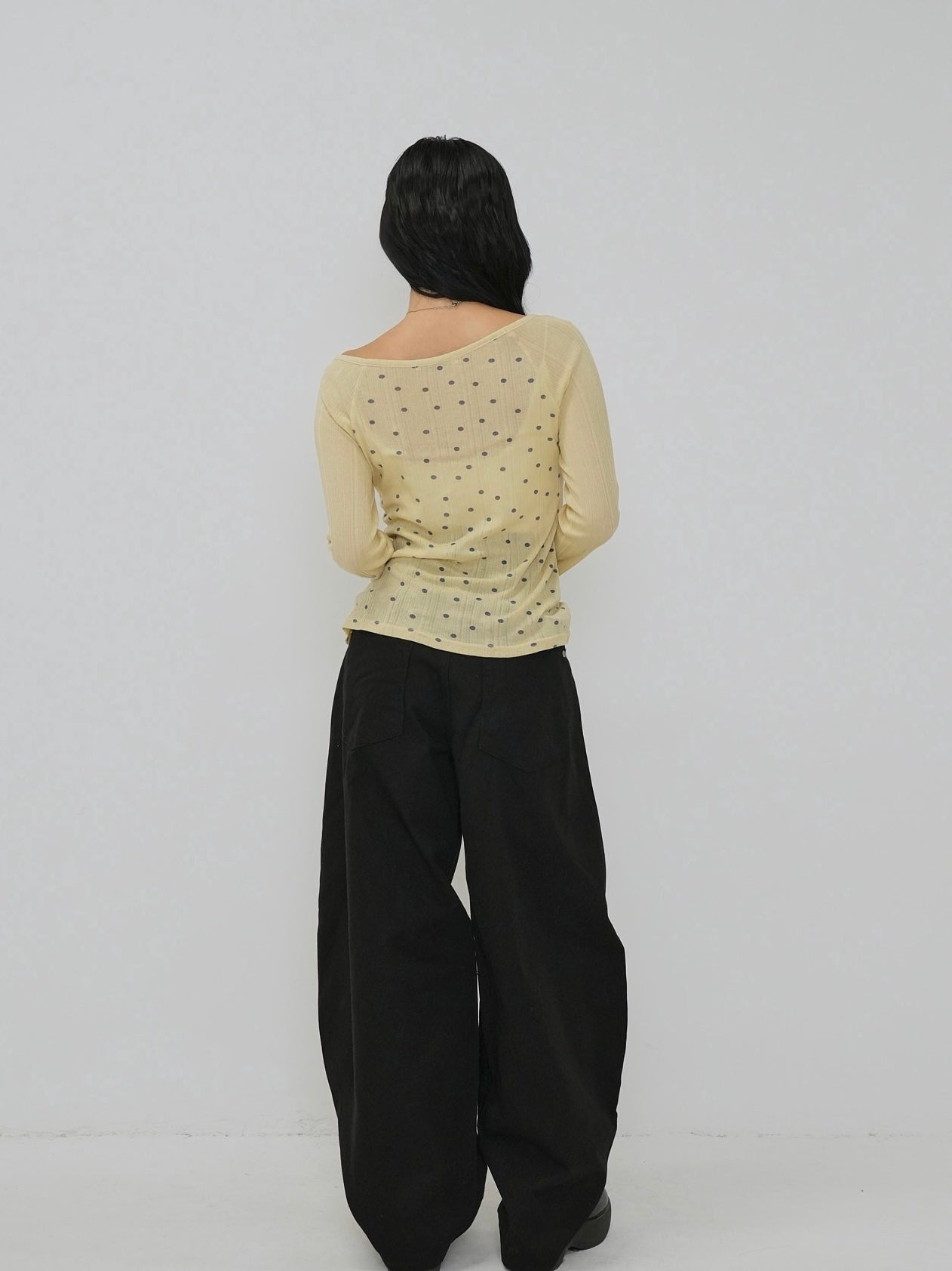 light dot raglan tops