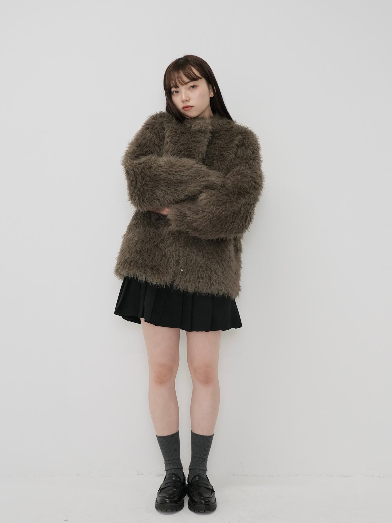 faux fur coat