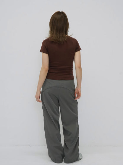 drawstring cargo pants