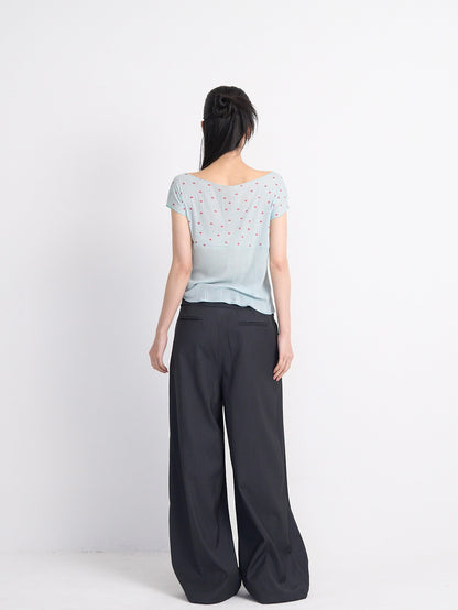 yoke dot rib tops