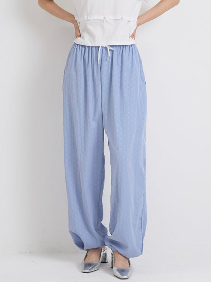 drawstring dot pants