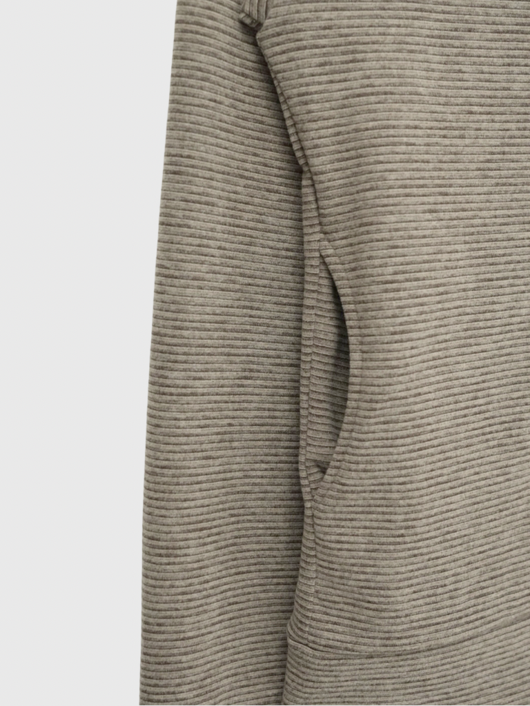 fleece zip button hood tops