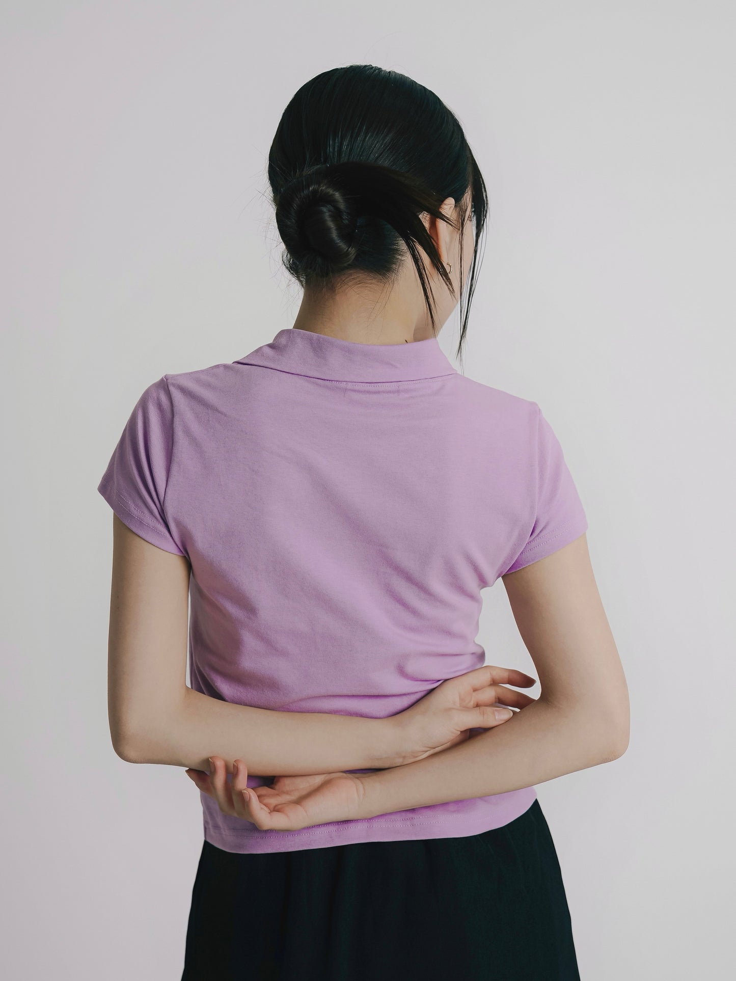 mini collar compact tops