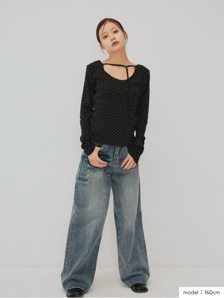 dot strap tops