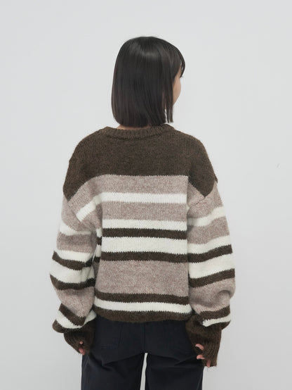 random boarder wool knit