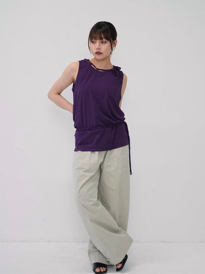 cutout design tank top