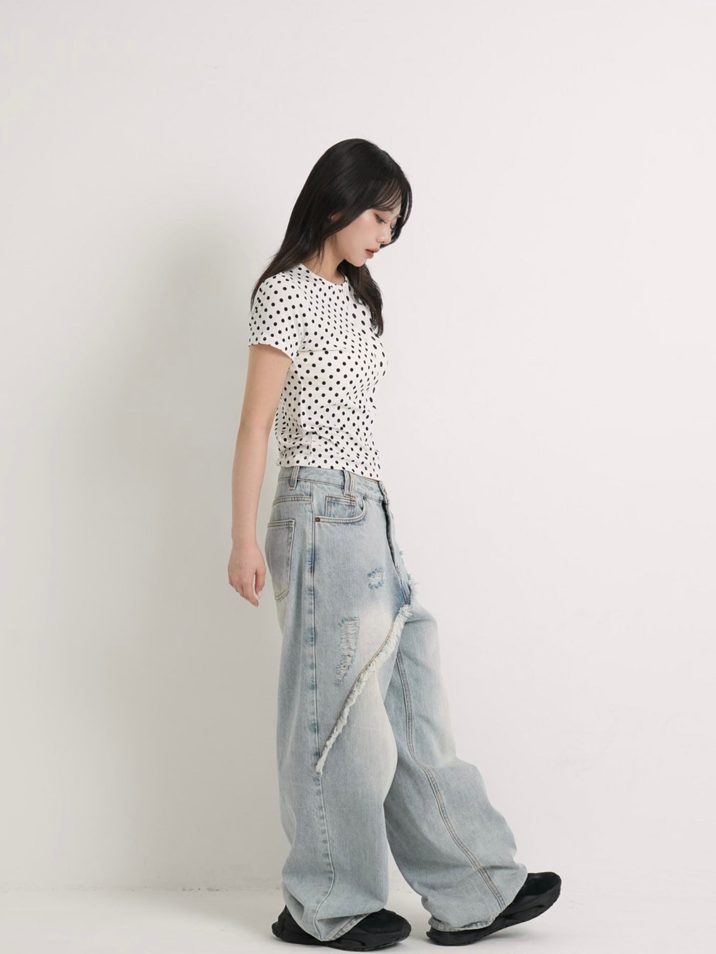 panel half dot tops