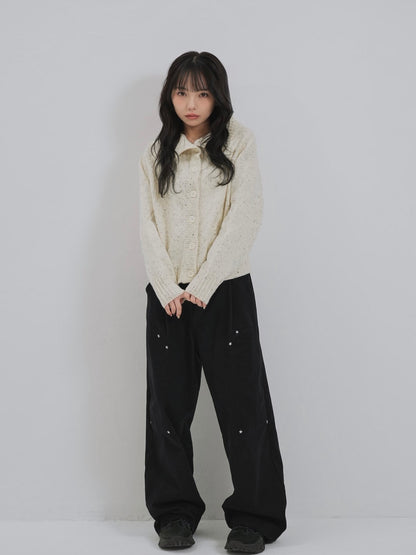 nep high neck cardigan