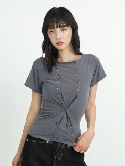 double button tops