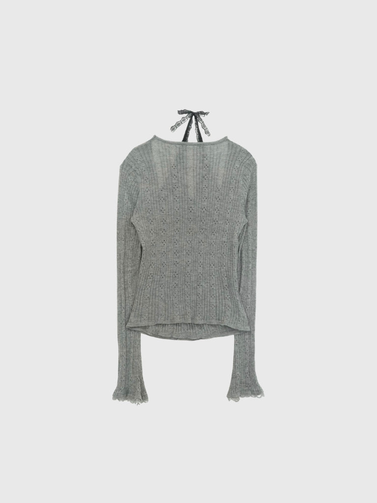 deep v neck cardigan