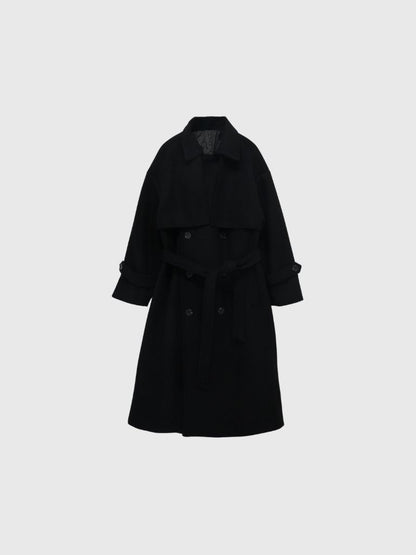 trench wool coat