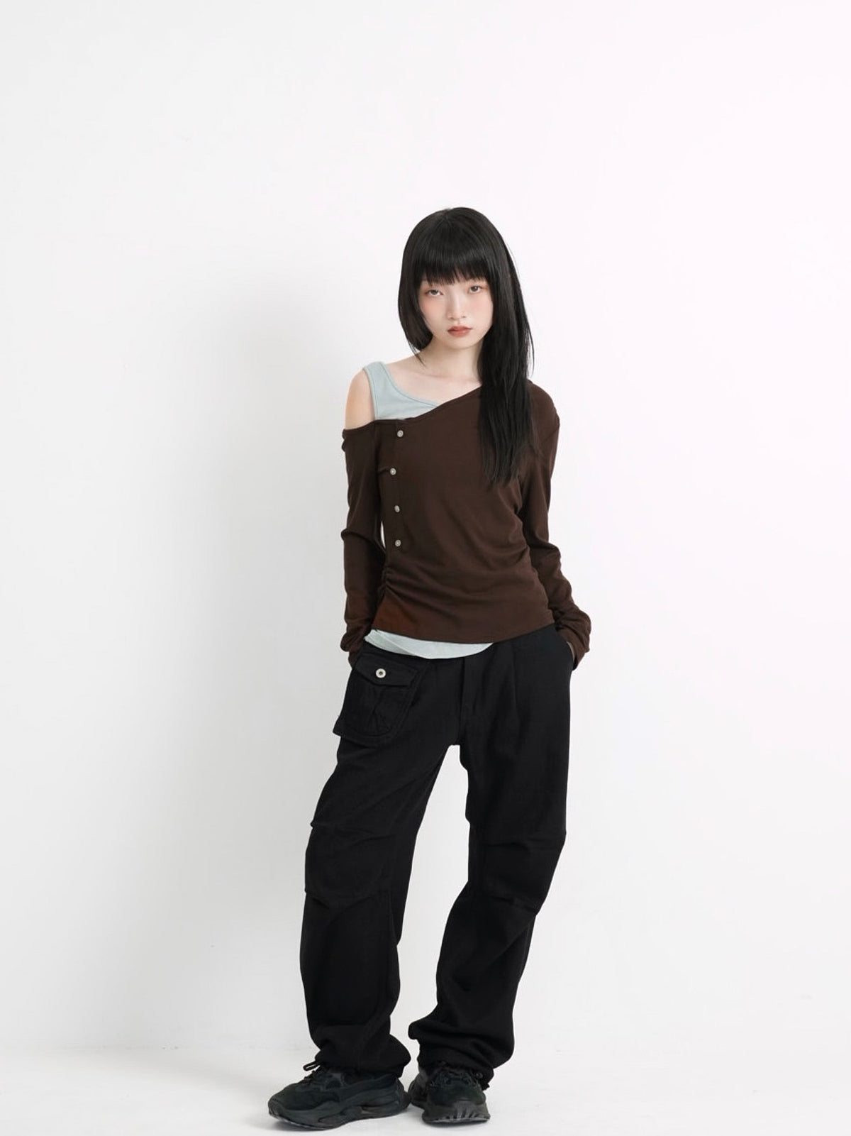 panel pocket cargo pants