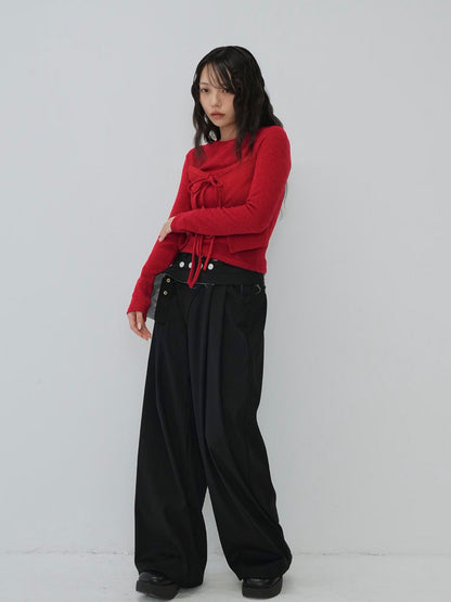 ribbon layered tube tops