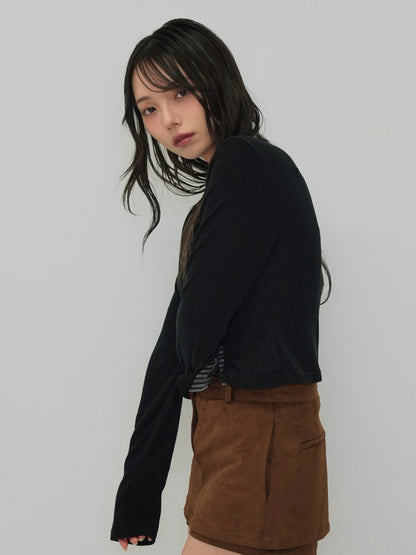 border peek cardigan