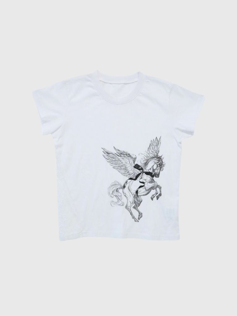 side lace unicorn tops