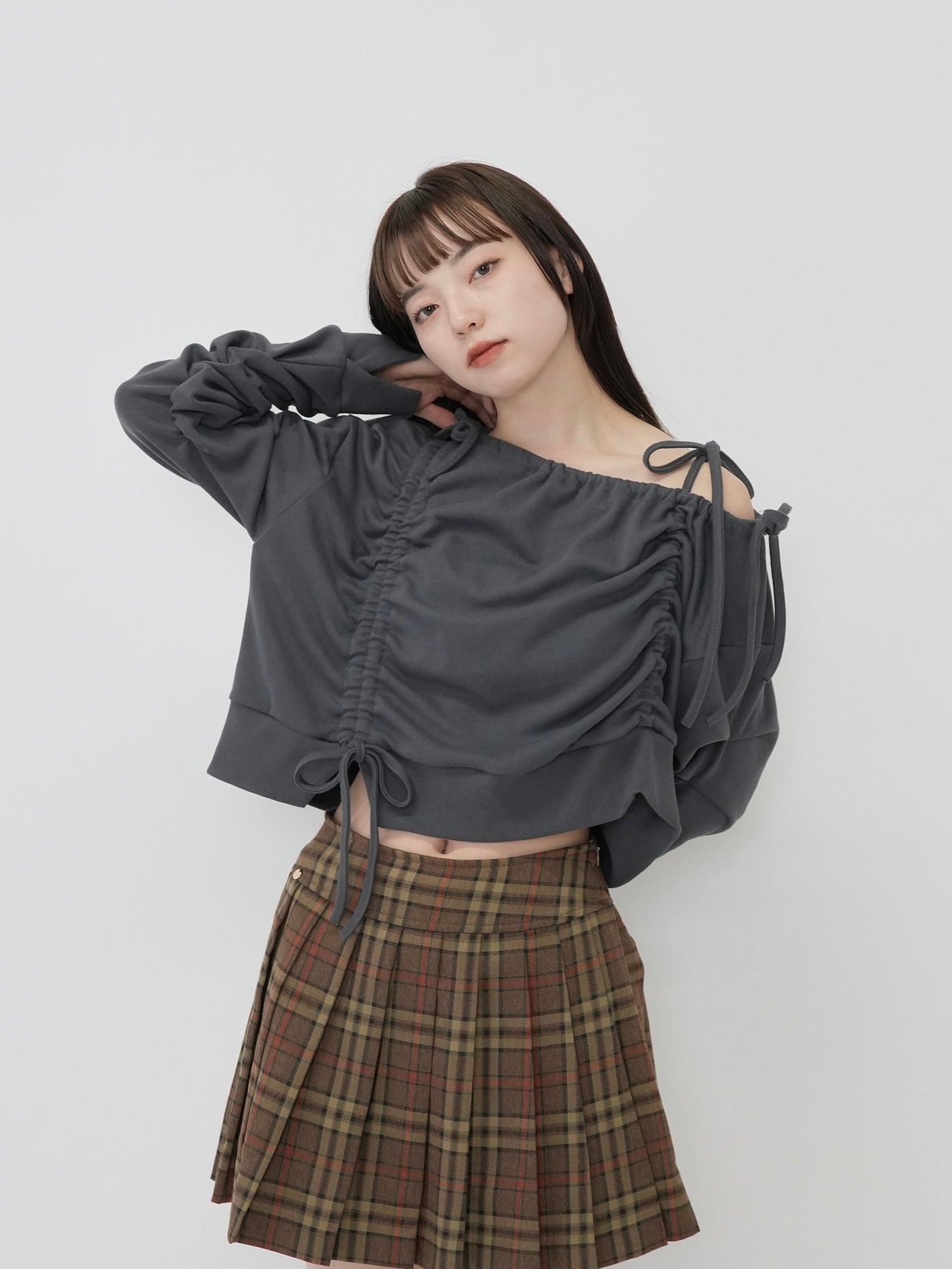 ribbon off shoulder tops