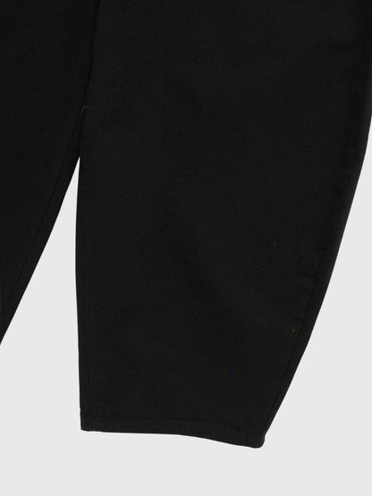back belt detail wide pants