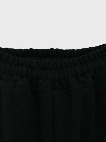 eyelet wide sweat pants