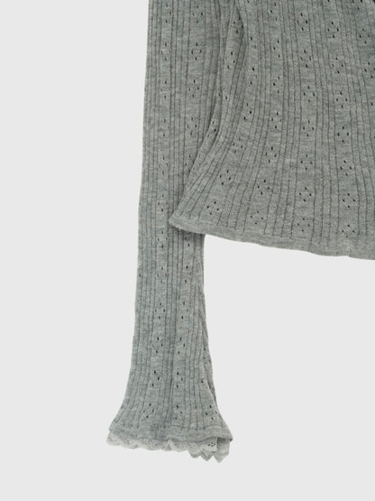 deep v neck cardigan