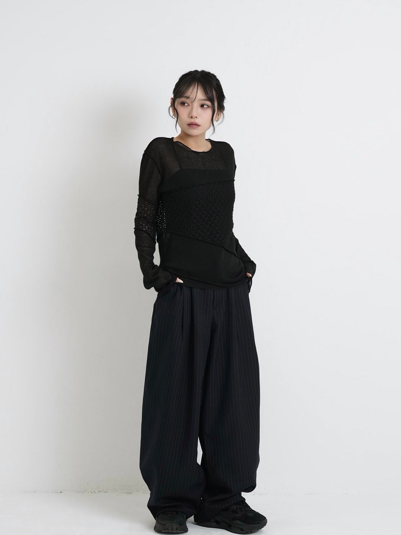 airy open summer knit tops