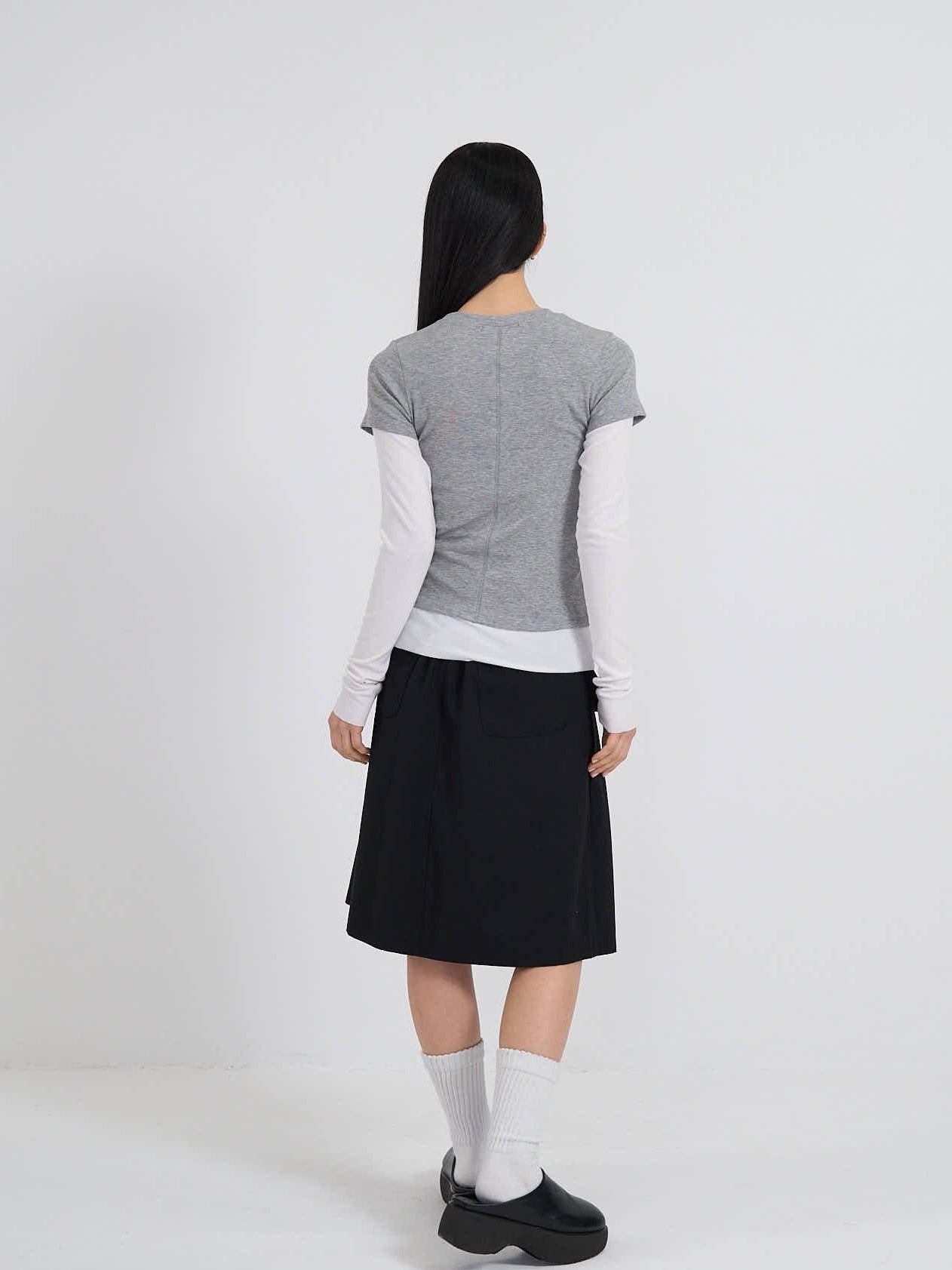 contrast layered tops