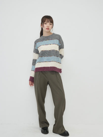 multi border knit