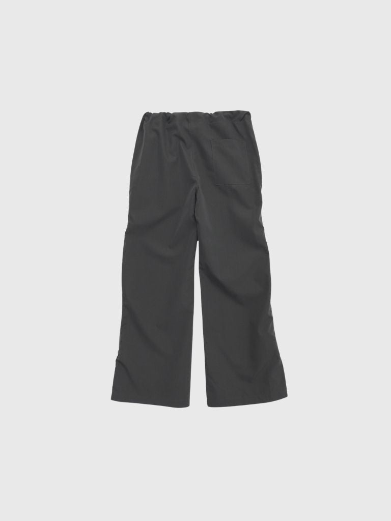 wave cut button pants