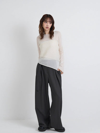airy open summer knit tops