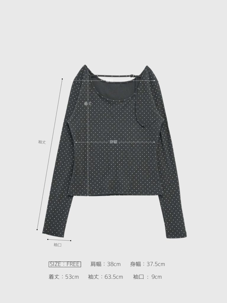 dot strap tops