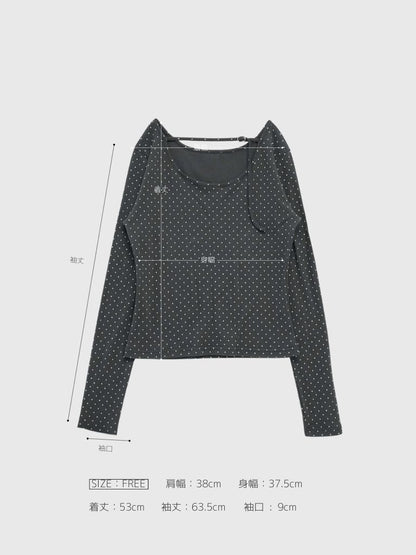 dot strap tops