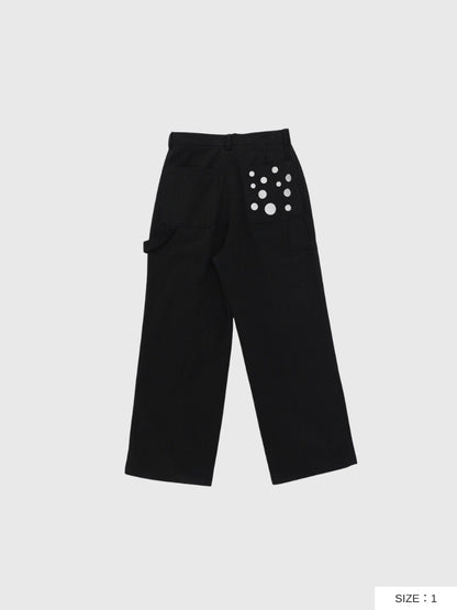 dot pocket pants