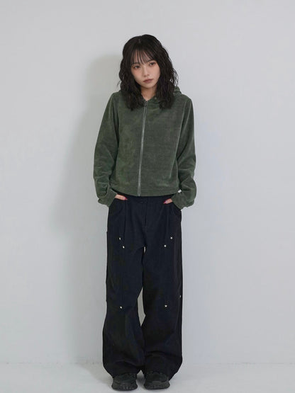 fabric hood zip tops