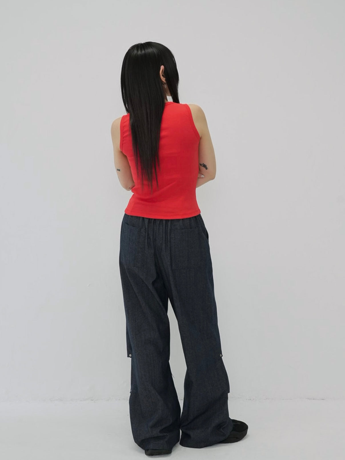 color rib tank top
