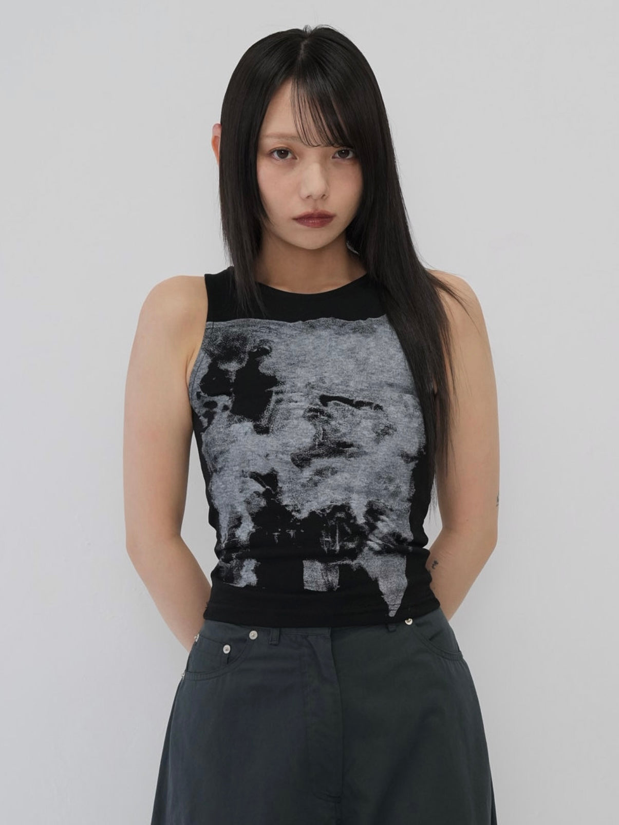 art print tank top