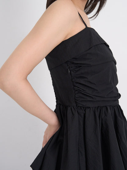 shirring peplum tops