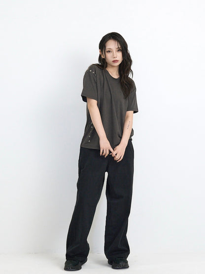 eyelet line tops