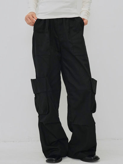 folding waist jogger pants