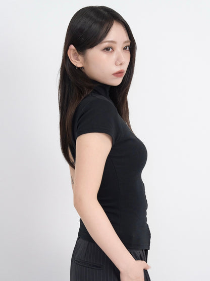 slim hook detail tops