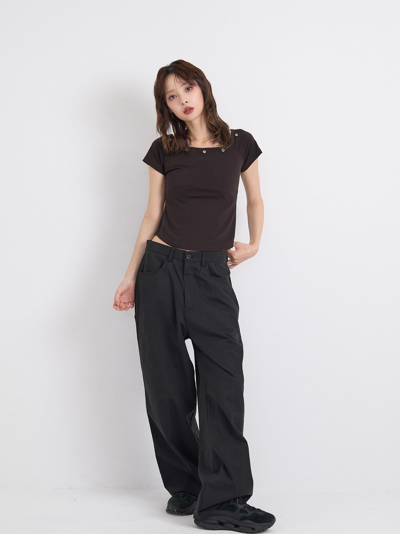 dot pocket pants