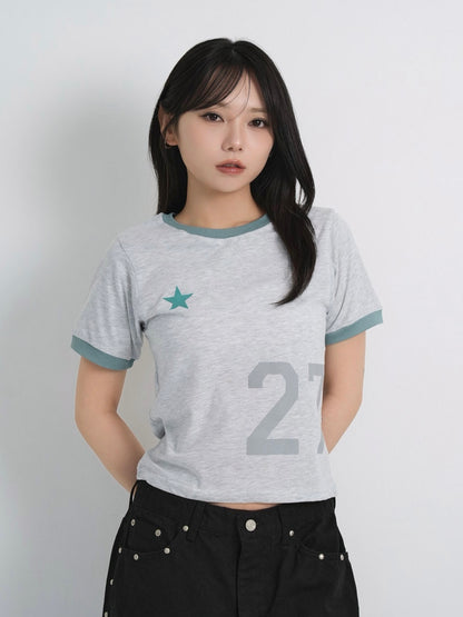 27 star ringer tops