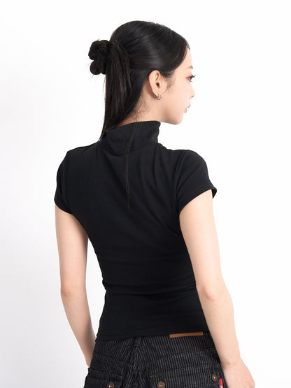 slim hook detail tops
