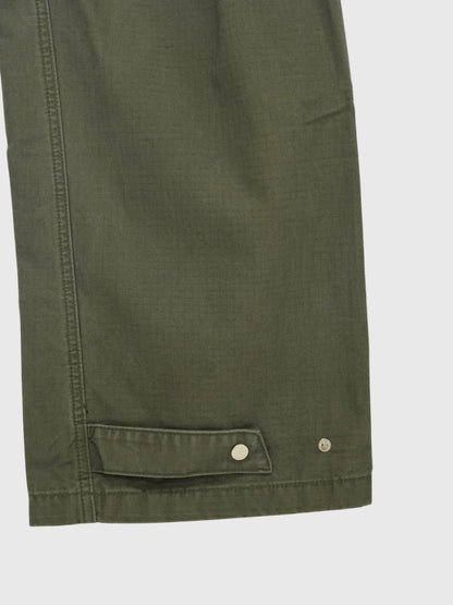 ‫low rise cargo pocket wide pants ‬