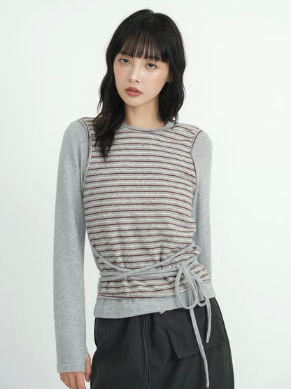 layered border wrap ribbon tops