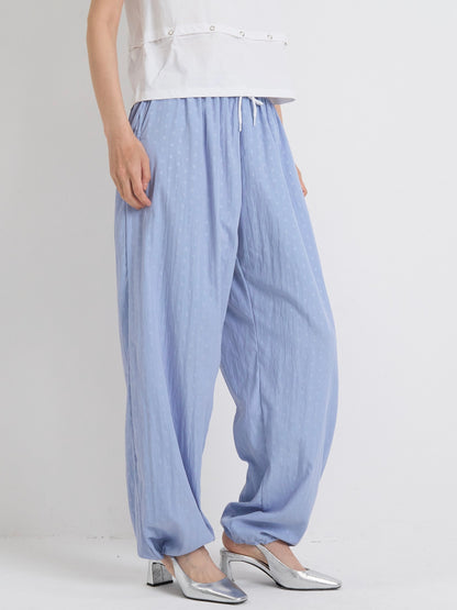 drawstring dot pants