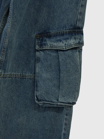 military denim pants